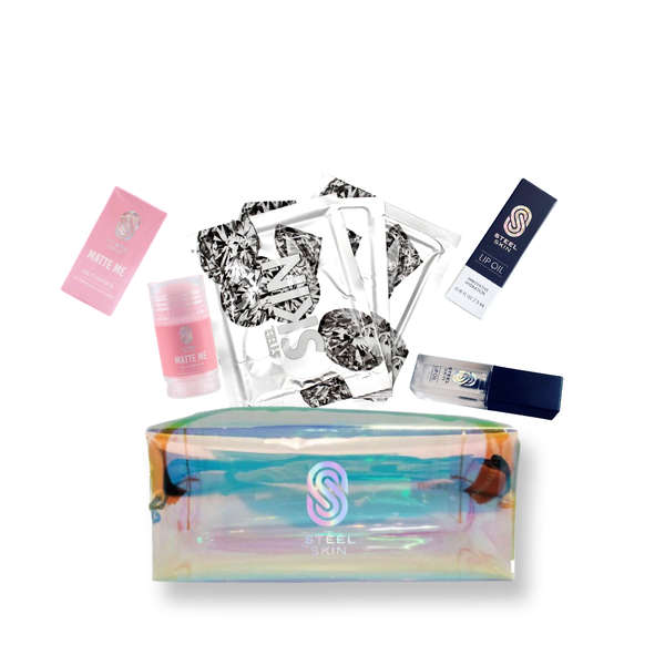 Holographic Travel Cosmetic Case - SteelSkin